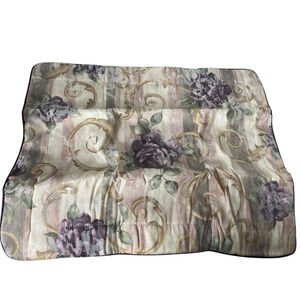 Croscill Chambord Cassis Amethyst Standard Pillow Sham Floral Classic NEW